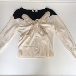 Moth Butterfly cardigan